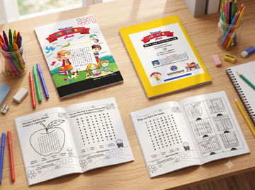 Vaishnav Word Search Activity Book + 50 Free Stickers