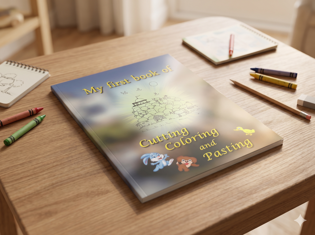 My First Book of Cutting, Coloring and Pasting